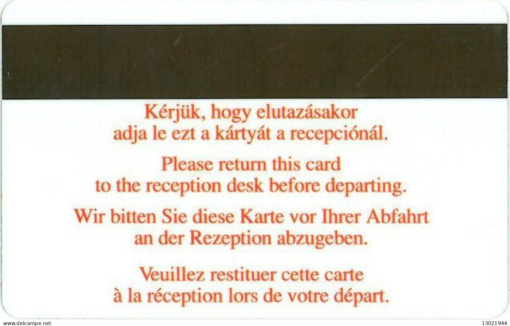 FRANCIA  KEY HOTEL    Ibis Hotel - Bienvenue Welcome - Hotelkarten
