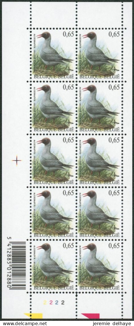 Collection / Collectie BUZIN (Oiseaux / Vogels) - Petit Feuillet F3268** (MNH) Planche, Plaatnummer 2 - 2001-2010