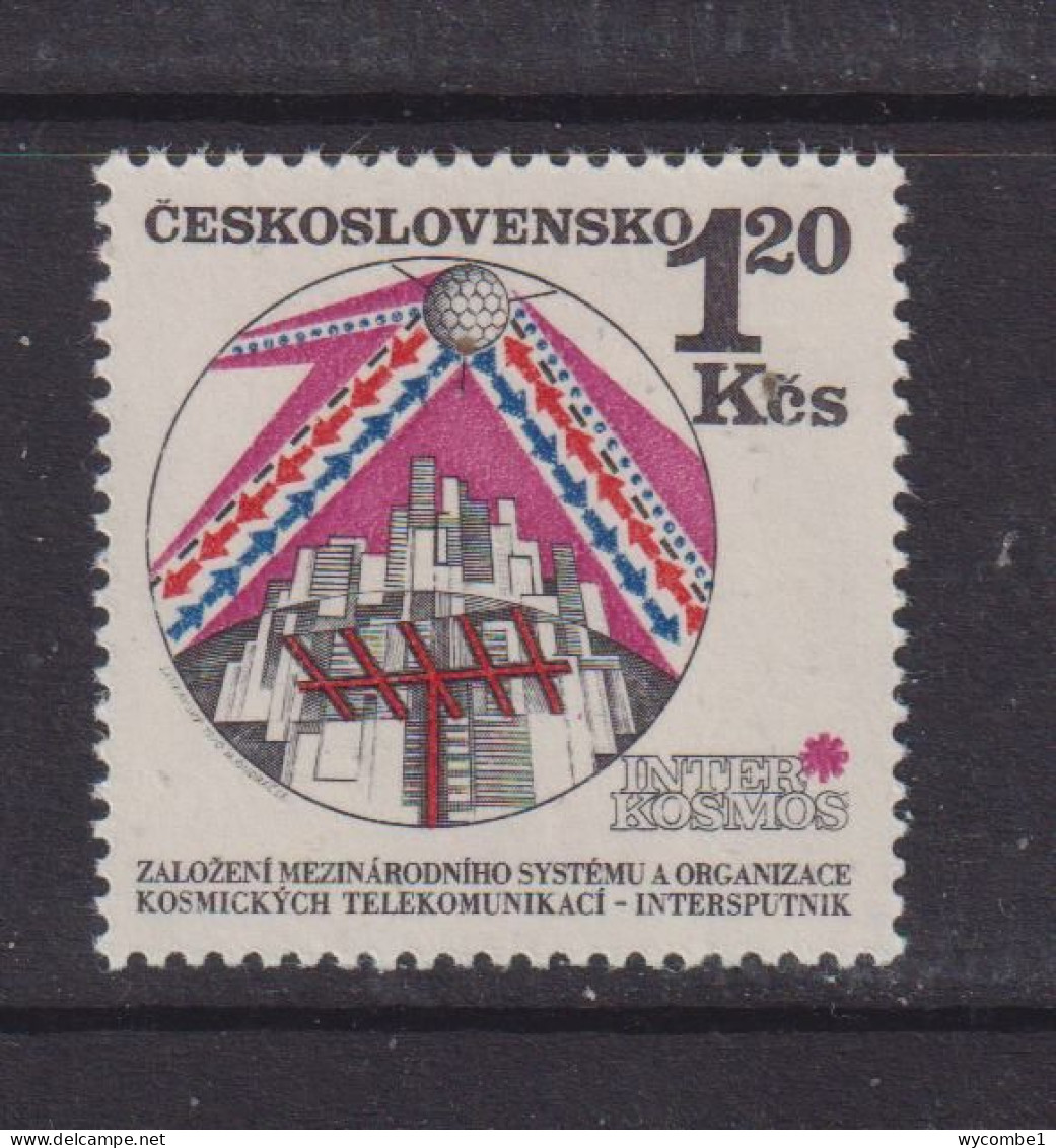 CZECHOSLOVAKIA  - 1971 Space Cooperation 1k20 Never Hinged Mint - Unused Stamps