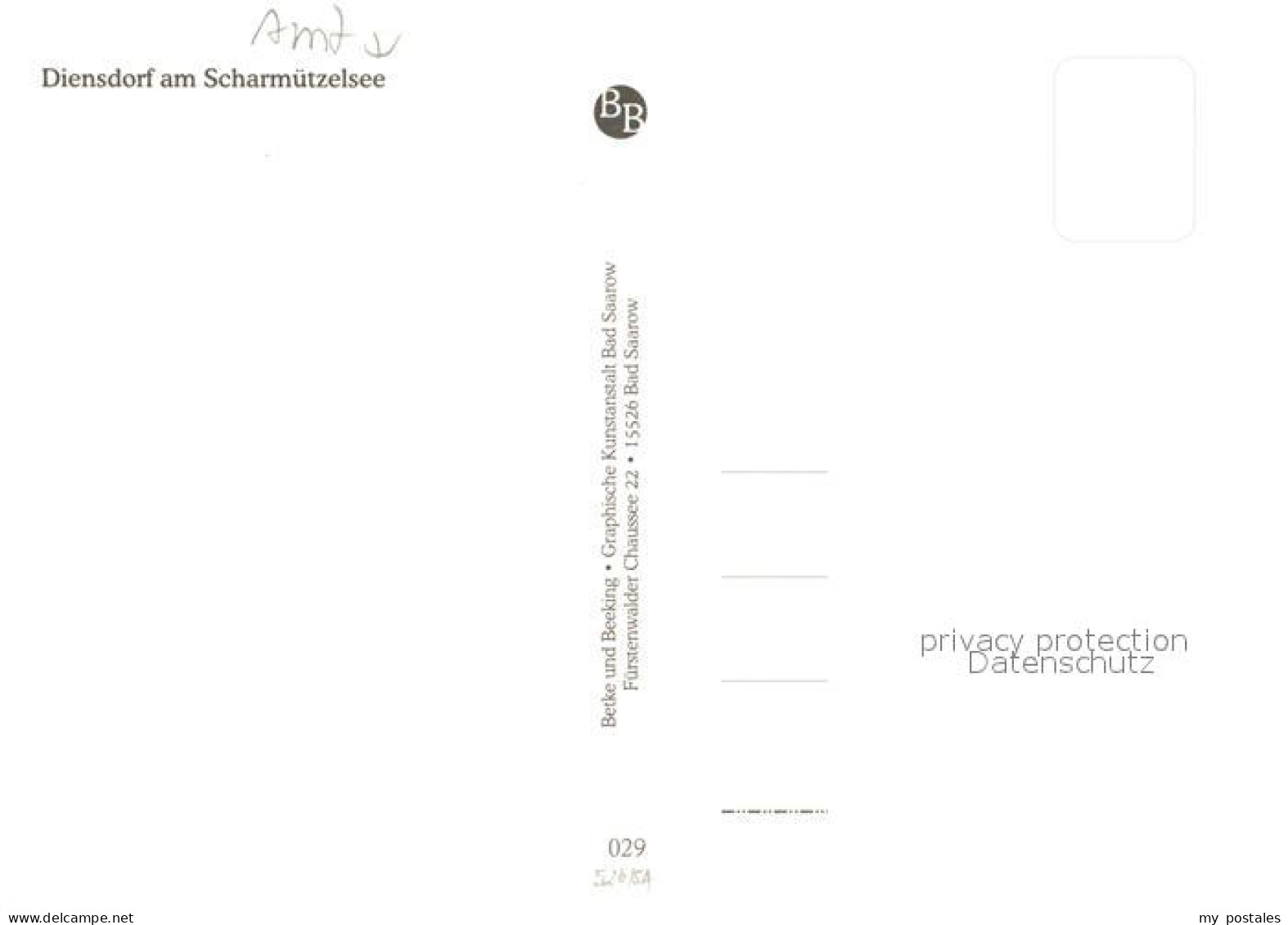 73263823 Diensdorf-Radlow Partien Am Scharmuetzelsee Diensdorf-Radlow - Otros & Sin Clasificación