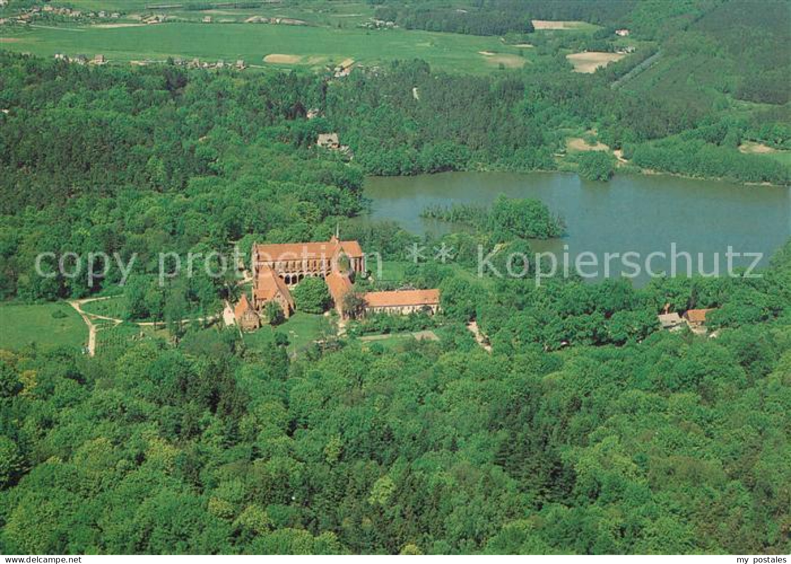 73263784 Chorin Kloster Fliegeraufnahme Chorin - Chorin