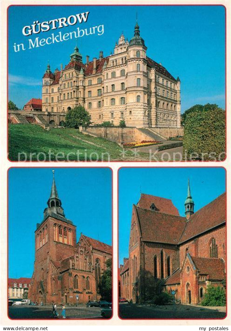 73263777 Guestrow Mecklenburg Vorpommern Schloss Pfarrkirche St Marien Dom Guest - Güstrow