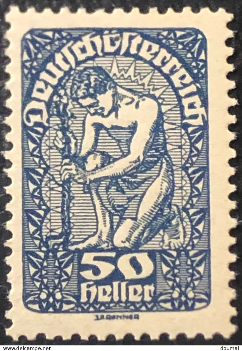 Austria 1919 20-30-40-50 Heller  MNH - - Unused Stamps