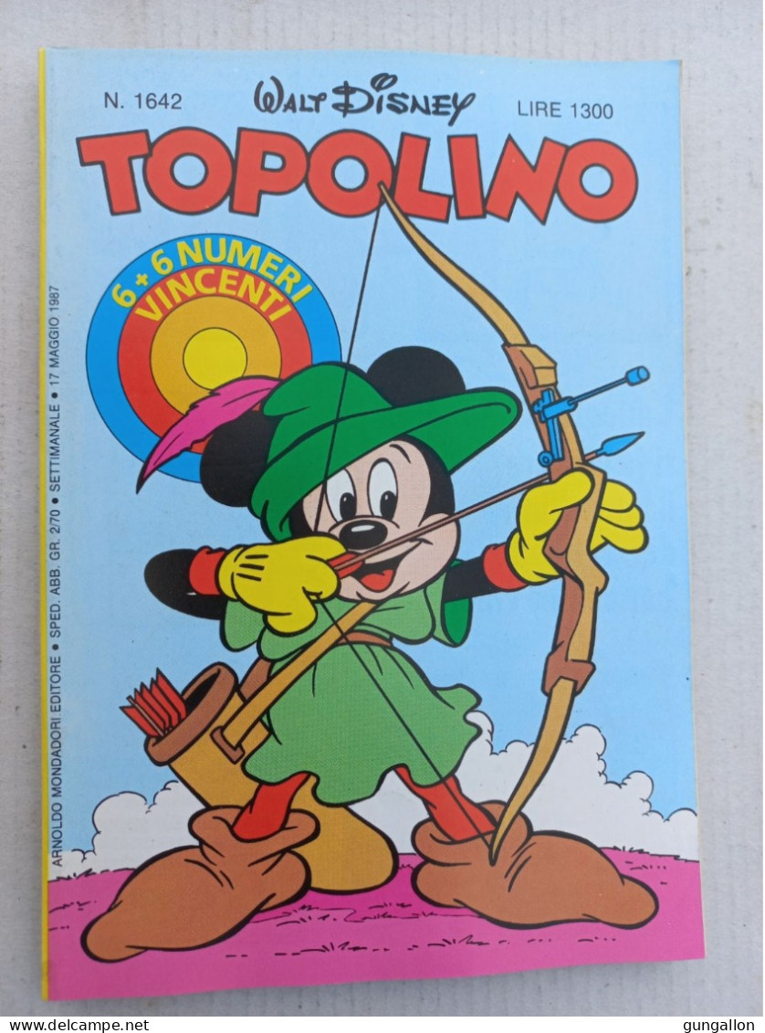 Topolino (Mondadori 1987) N. 1642 - Disney