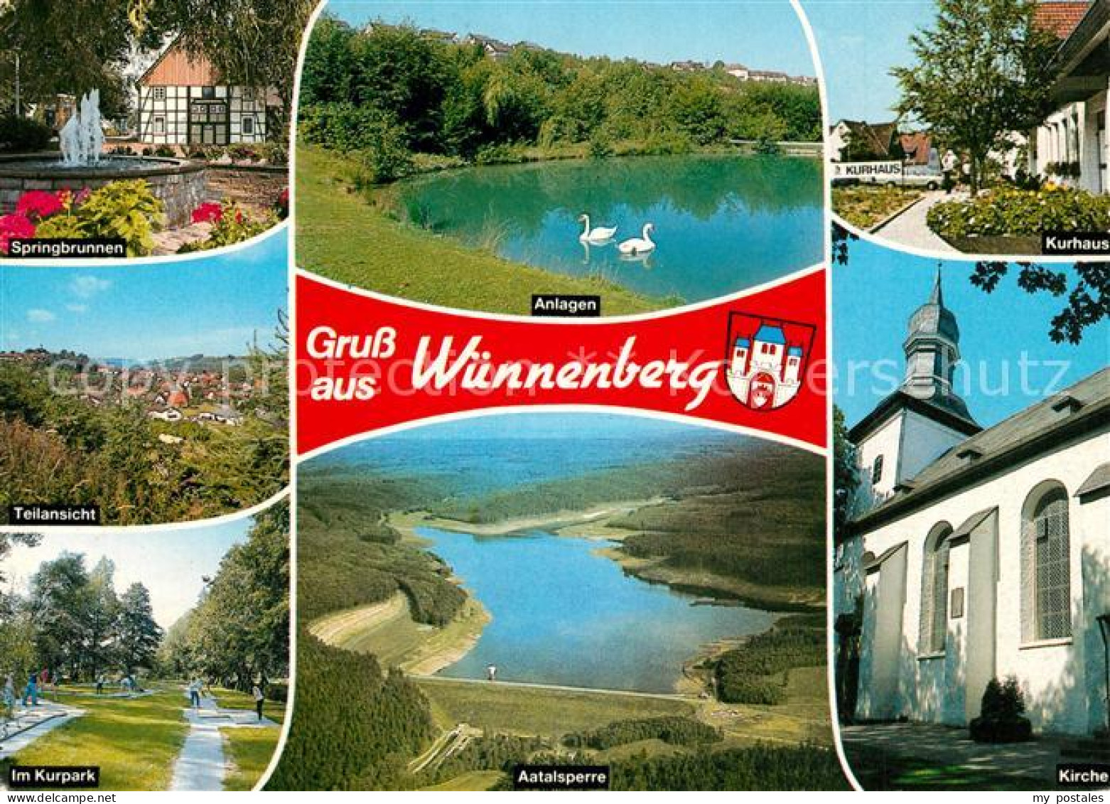 73263702 Wuennenberg Kurhaus Kirche Kurpark Brunnen Wuennenberg - Bad Wuennenberg