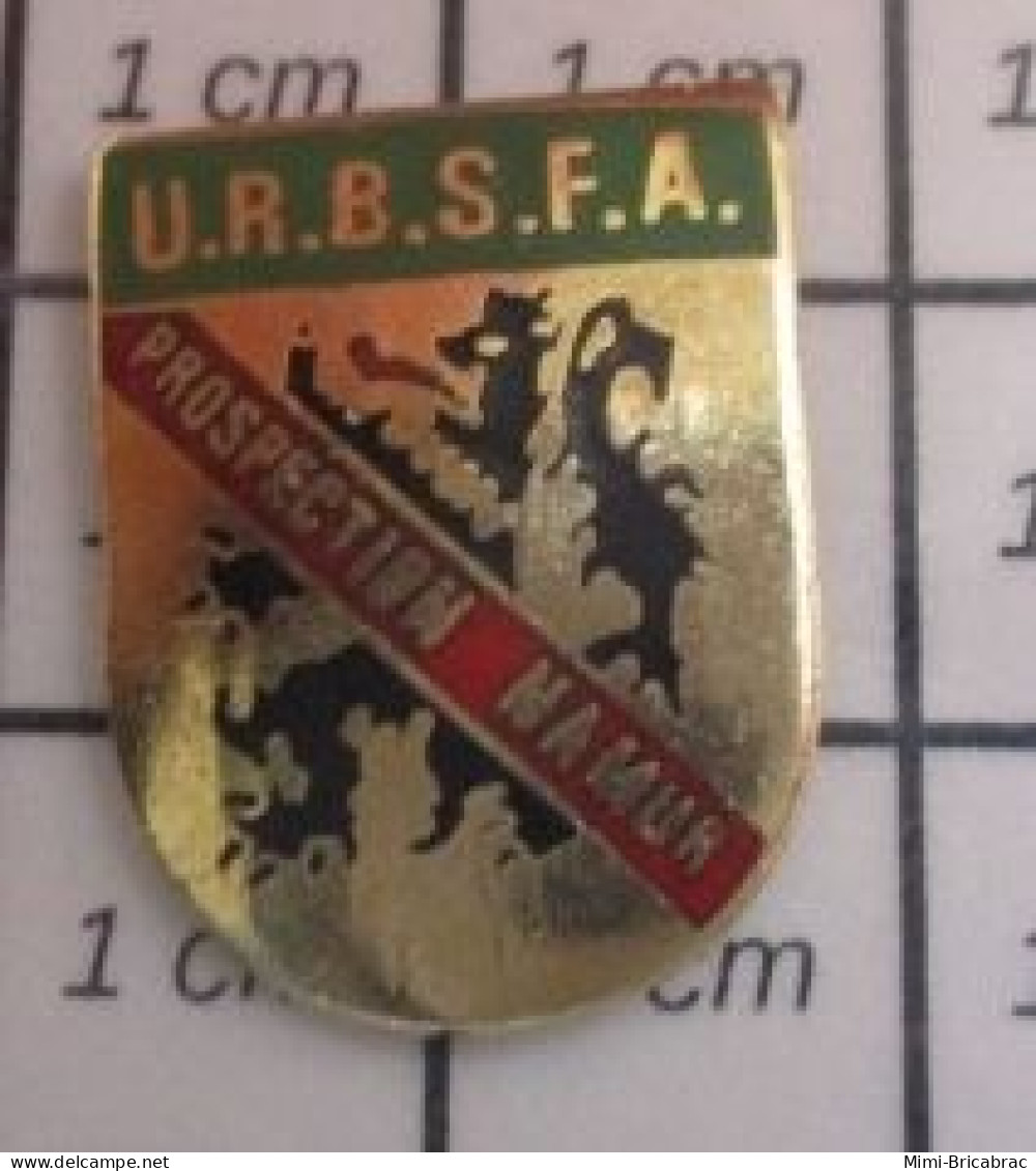 1818A  Pin's Pins / Beau Et Rare / ASSOCIATIONS / URBSFA PROSPECTION NAMUR Union Royale Belge Des Sociétés De Foo - Fussball