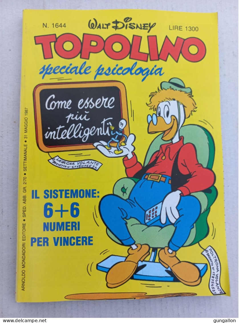 Topolino (Mondadori 1987) N. 1644 - Disney