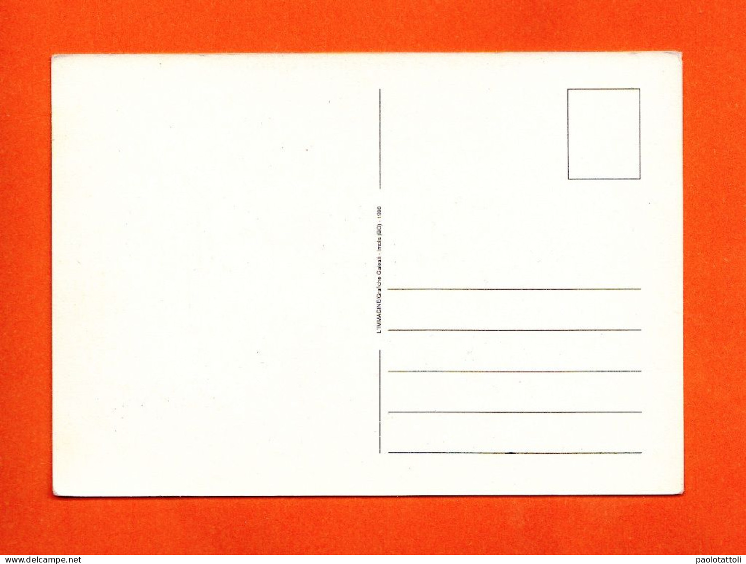 Political Post Card- La Storia E L'avvenire, PSI. Standard Size, New, Divided Back, Ed. L'immagine, Imola. - Political Parties & Elections