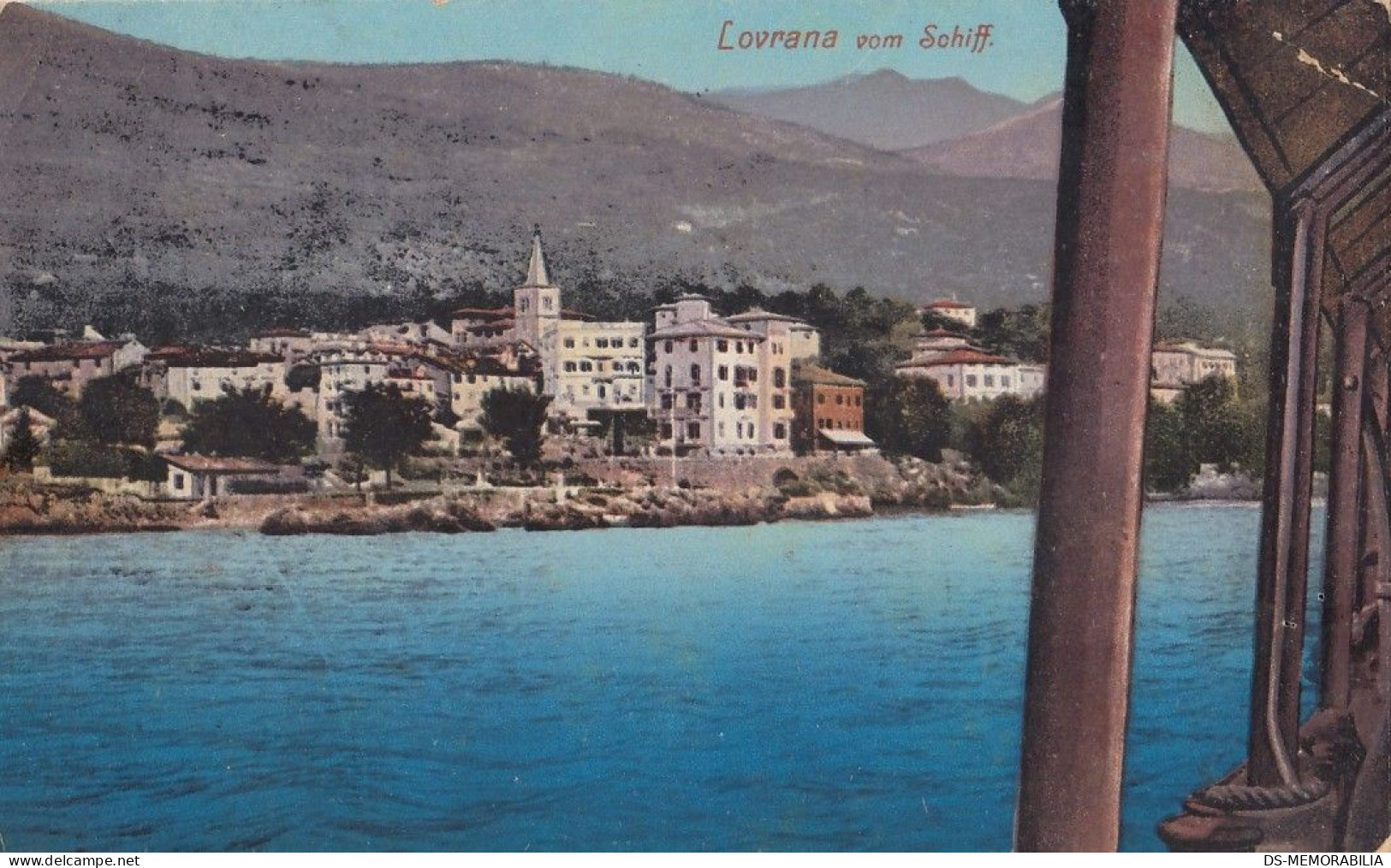 Lovran Laurana Vom Schiff 1914 - Croatie