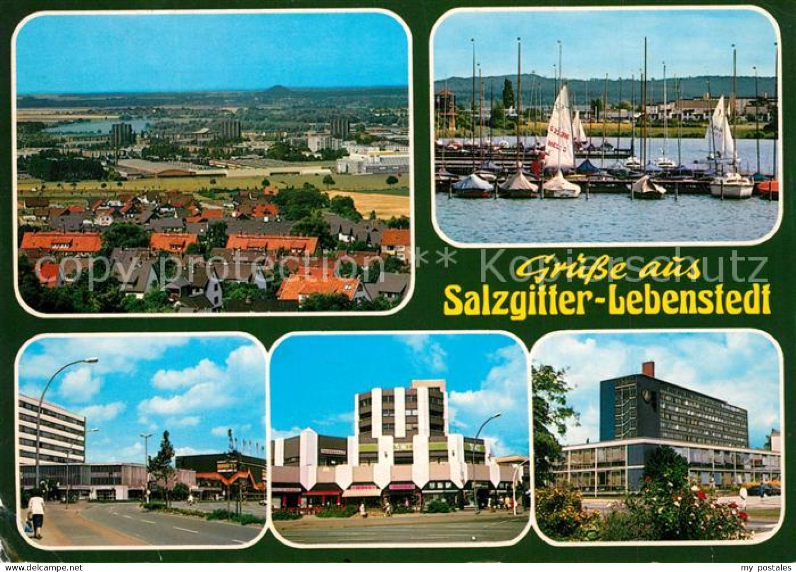 73262789 Lebenstedt Hafen Fliegeraufnahme  Lebenstedt - Salzgitter