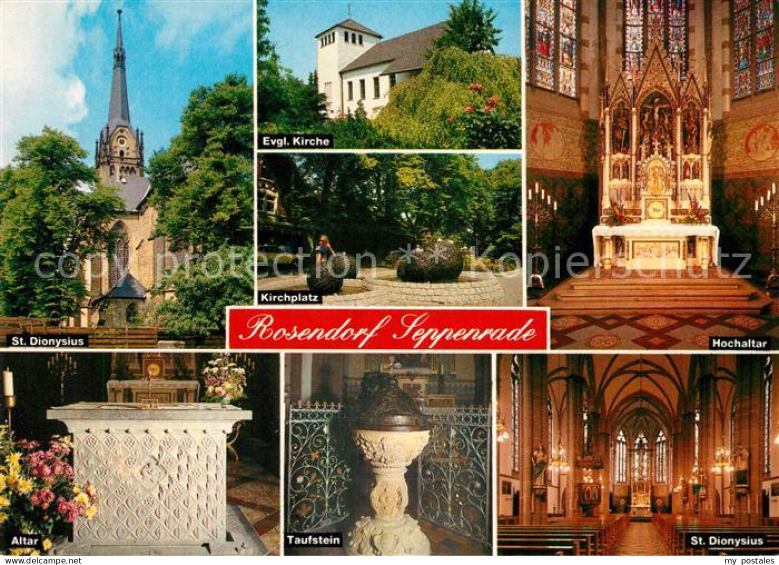 73262761 Seppenrade Kirchen Altar Taufstein  Seppenrade - Lüdinghausen