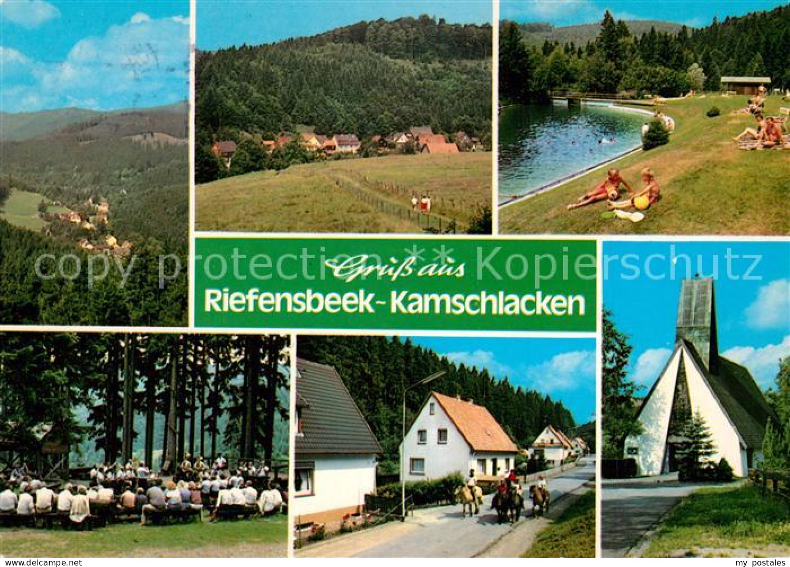 73262757 Kamschlacken Riefenbeek Kirche Freibad  Kamschlacken - Osterode