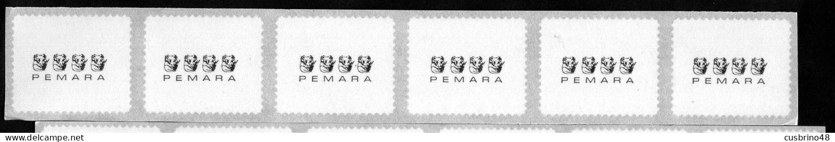 AUSTRALIA 1992 P&S Strip 6 45c Endangered Species PEMARA 4 Koala Reprint. - Lot AUS 265 - Ongebruikt