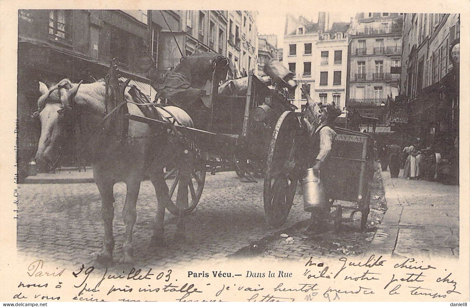 PARIS VECU -  N°91    Dans La Rue - Loten, Series, Verzamelingen