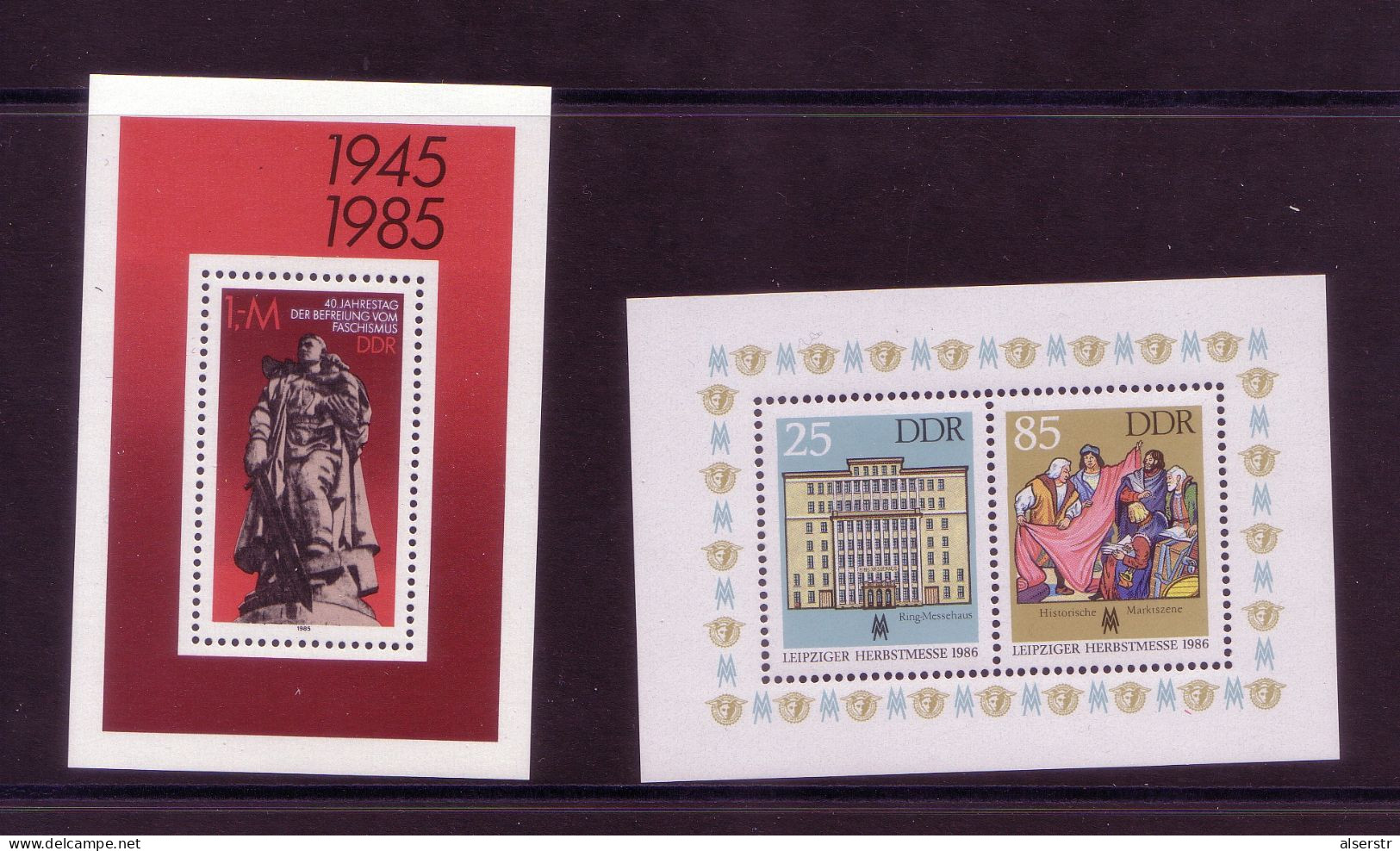 DDR Minisheets, Liberation, Leipzig Fair MNH - Lots & Kiloware (mixtures) - Max. 999 Stamps