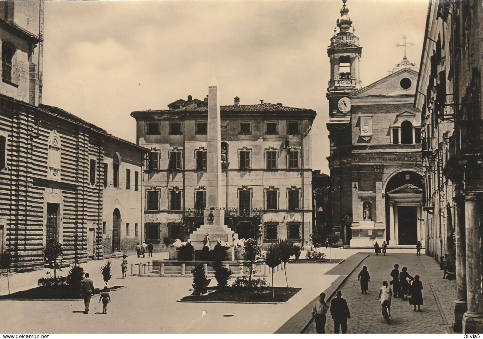 IESI - PIAZZA FEDERICO II - CON CATTEDRALE - Ancona