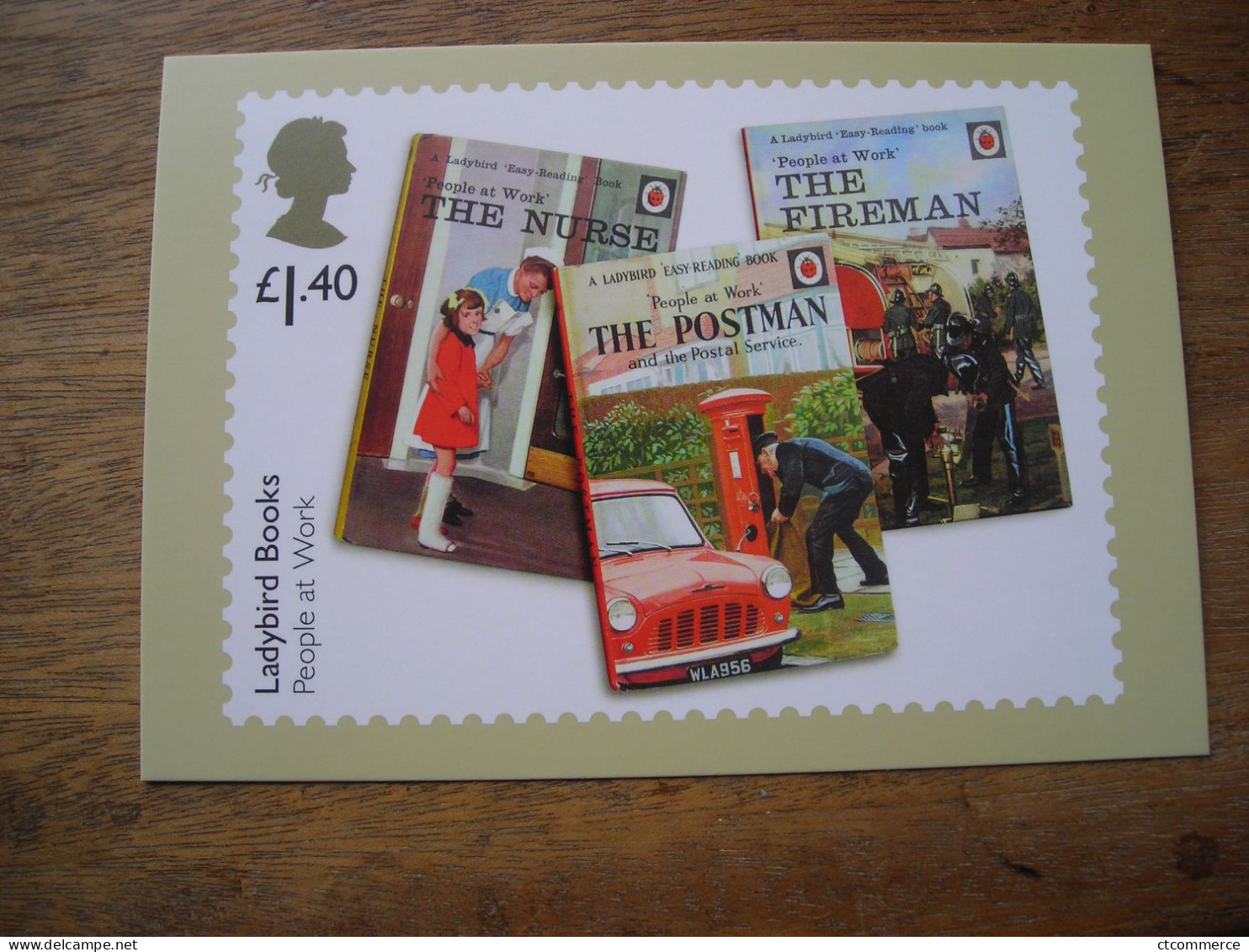 5 Cartes Postales Showing  Covers Of Ladybird Books, - Briefmarken (Abbildungen)