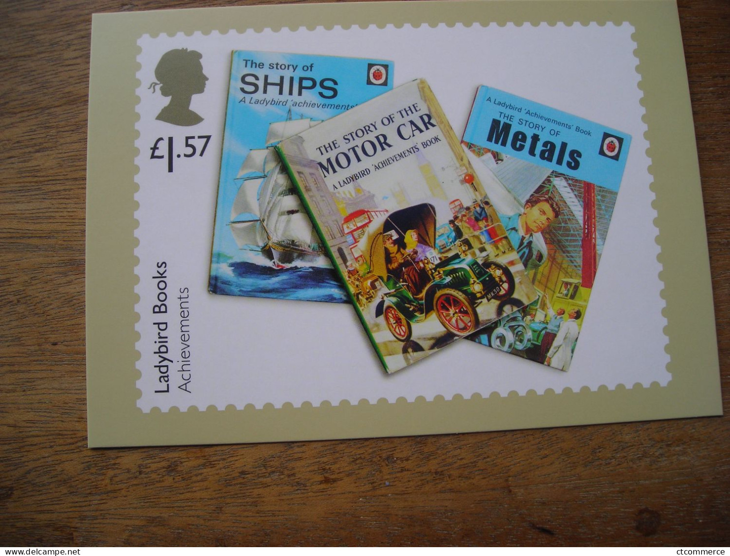 5 Cartes Postales Showing  Covers Of Ladybird Books, - Briefmarken (Abbildungen)