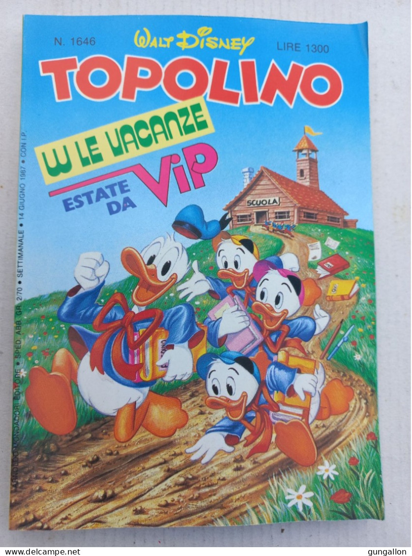 Topolino (Mondadori 1987) N. 1646 - Disney