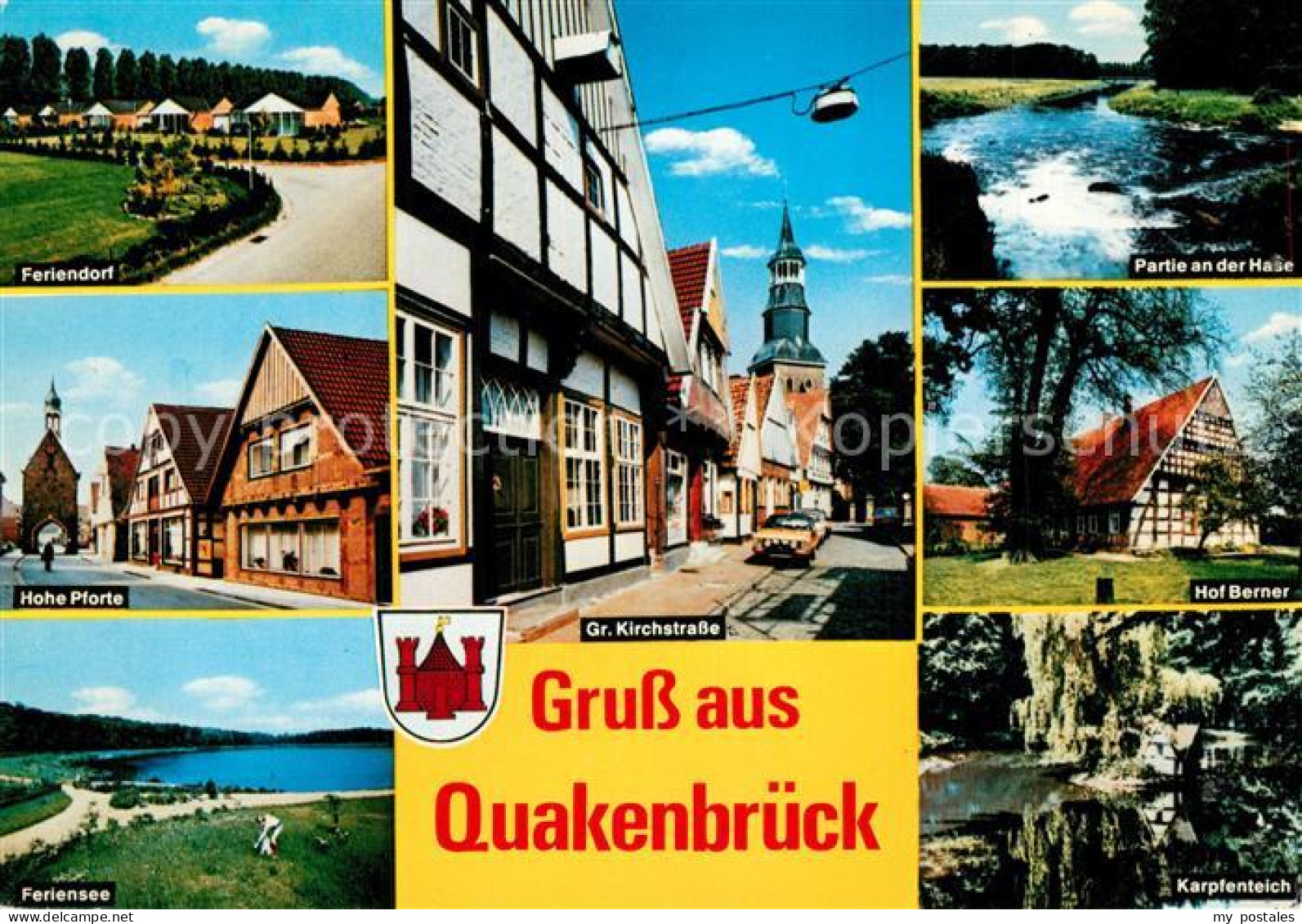 73262677 Quakenbrueck Feriendorf Hohe-Pforte Kirchstrasse Hof-Berner Karpfenteic - Quakenbrück