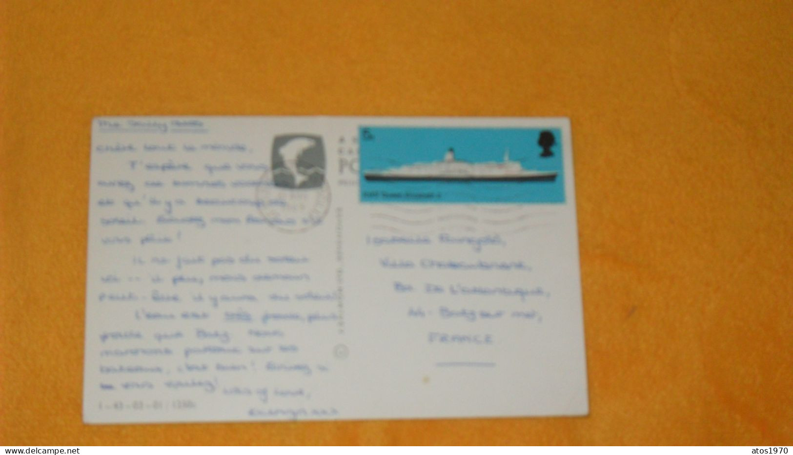 CARTE POSTALE ANCIENNE DE 1969../ MULTIVUES ISLES OF SCILLY...CACHET + TIMBRE RMS QUEEN ELIZABETH 2.. - Scilly Isles