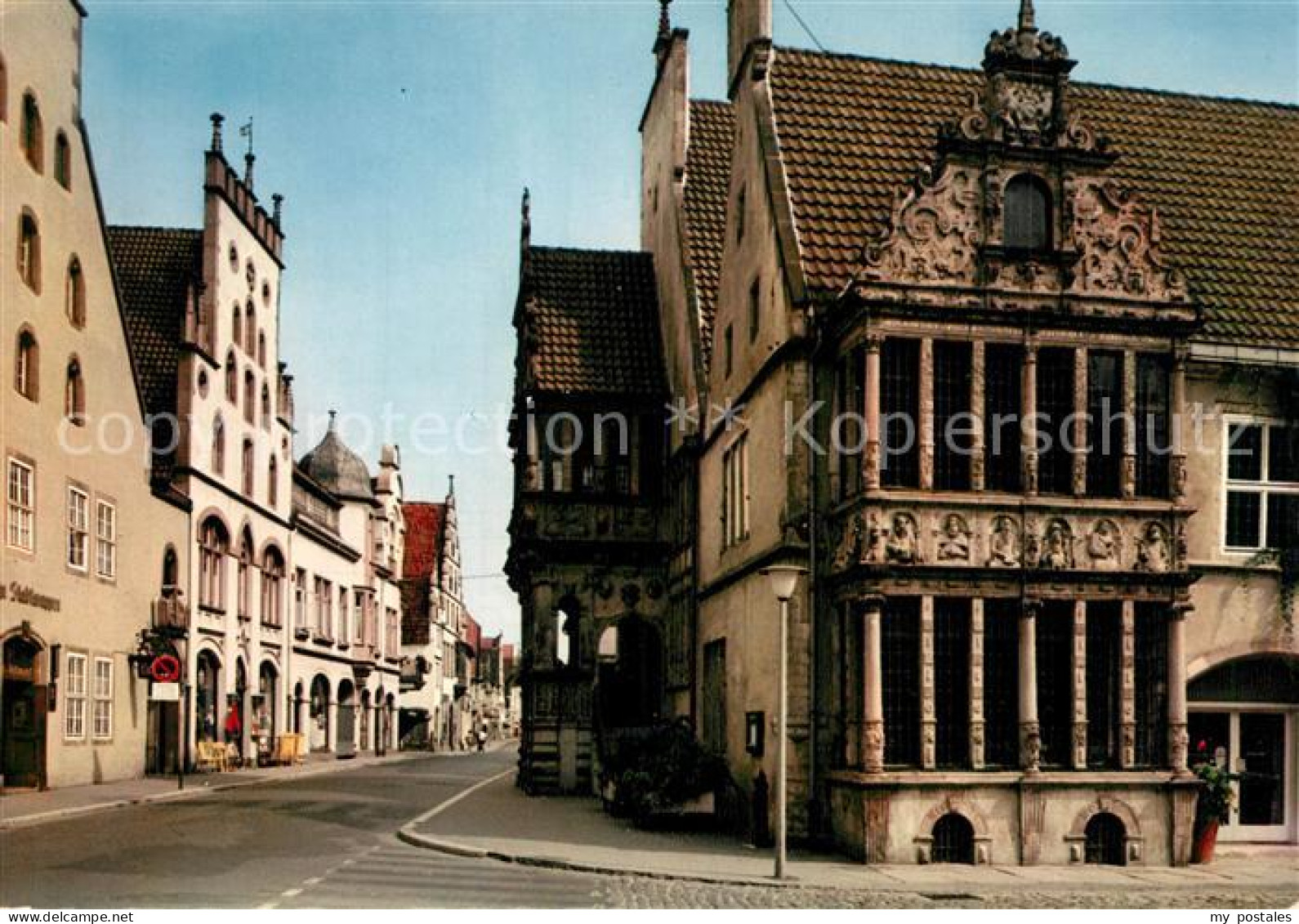 73262278 Lemgo Hansestadt Ratsapothek Erker Rathaus Lemgo - Lemgo