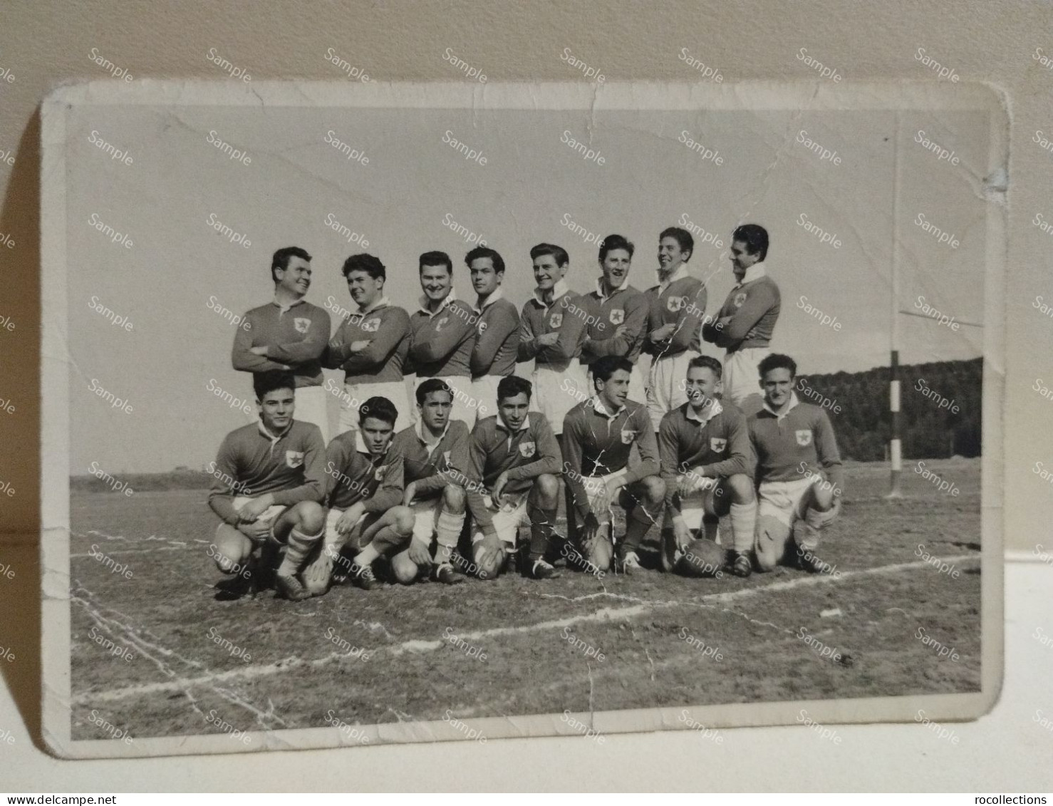 Italia Foto 1954 Rugby STELLA AZZURRA Team - Sporten