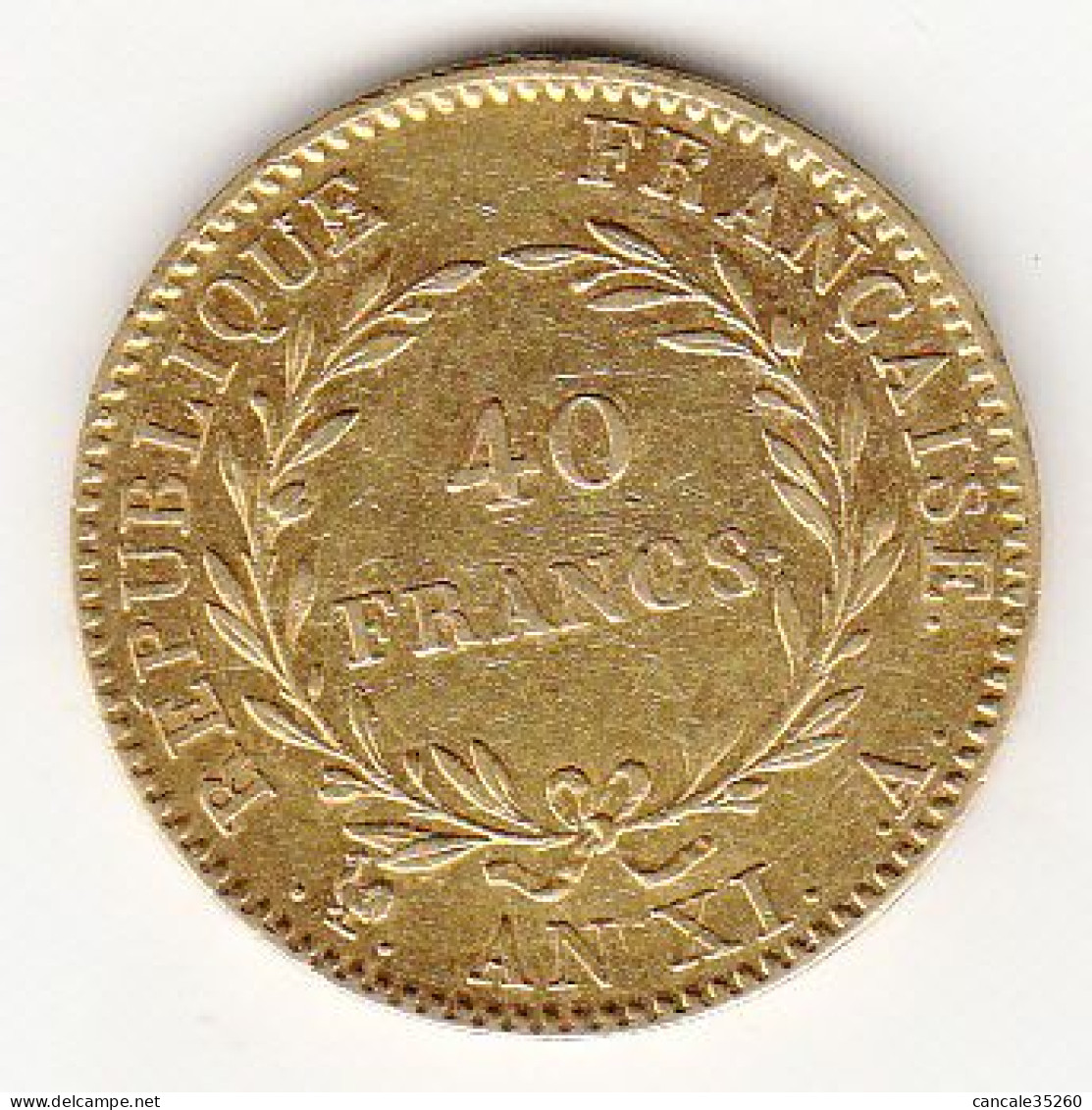 40 Francs Bonaparte Premier Consul - 40 Francs (or)