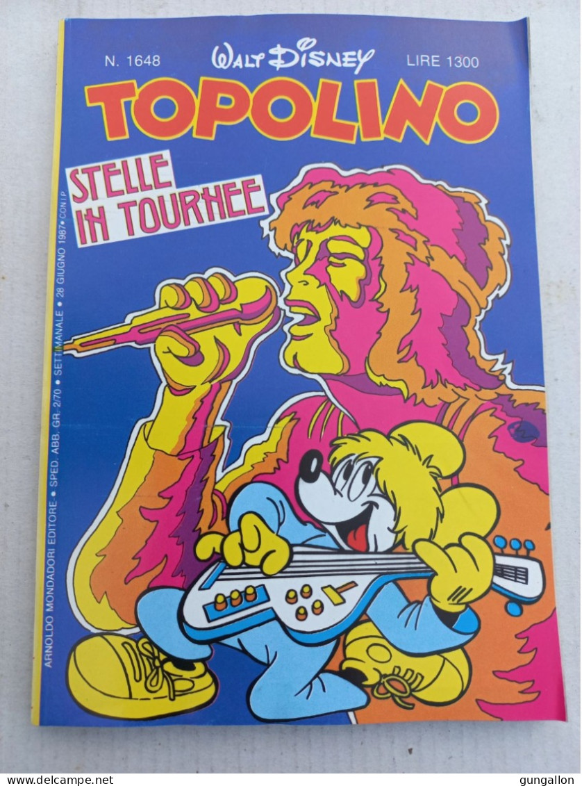 Topolino (Mondadori 1987) N. 1648 - Disney