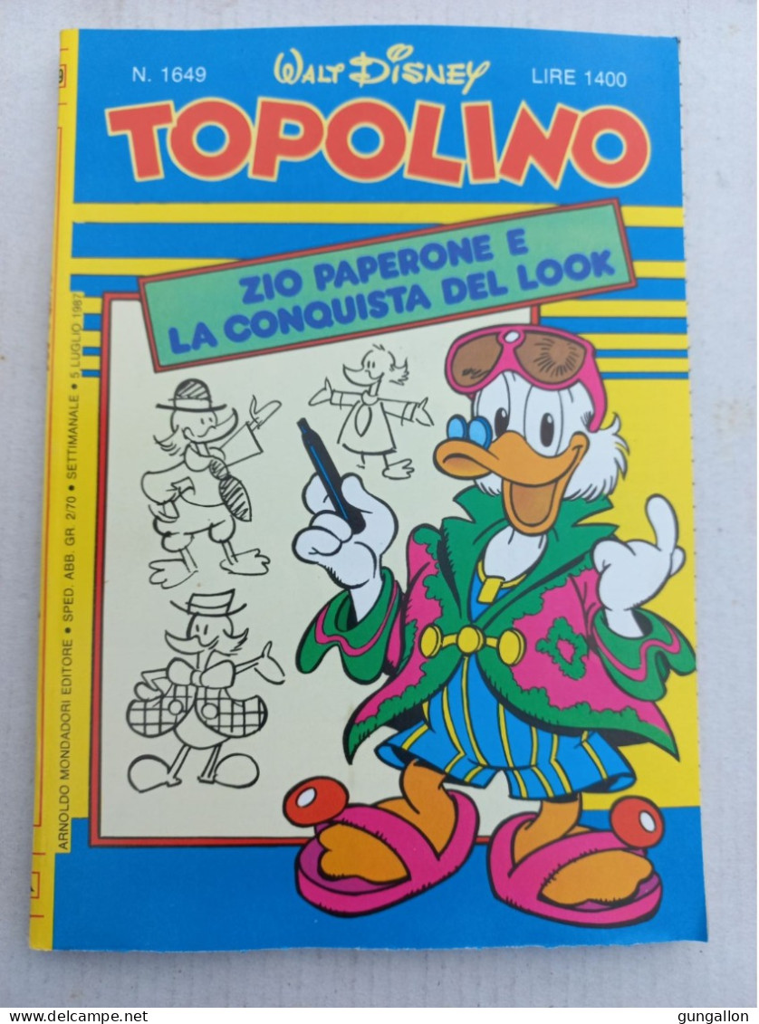 Topolino (Mondadori 1987) N. 1649 - Disney