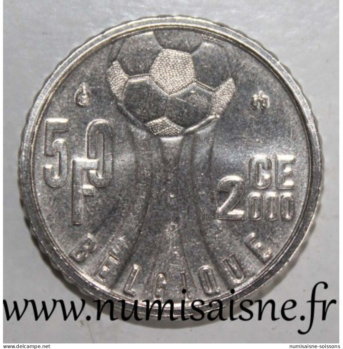 BELGIQUE - KM 213.1 - 50 FRANCS 2000 - Championnat D'Europe De Football - LÉGENDE FRANCAISE - SPL - 50 Francs
