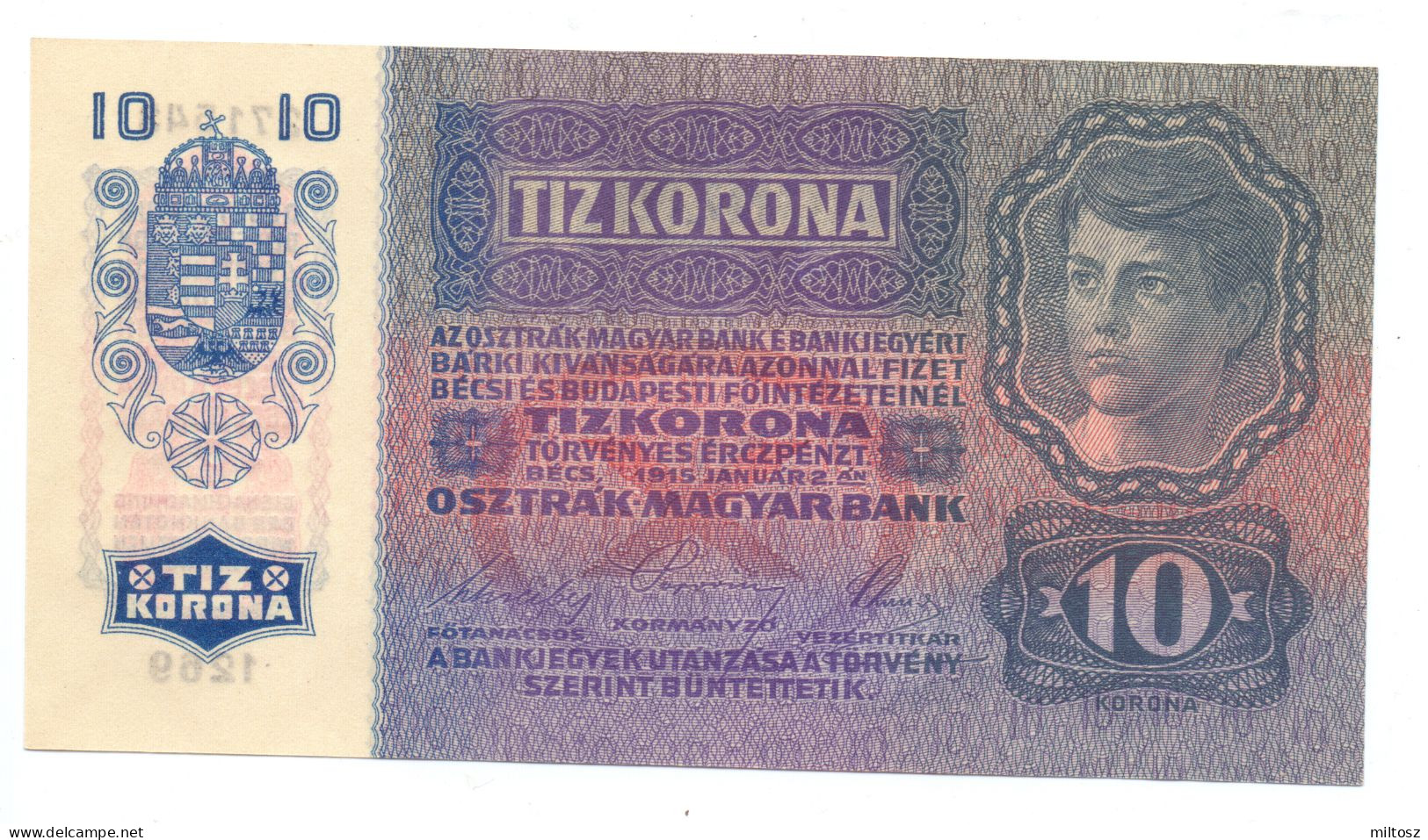 Austria 10 Kronen 1915 - Austria
