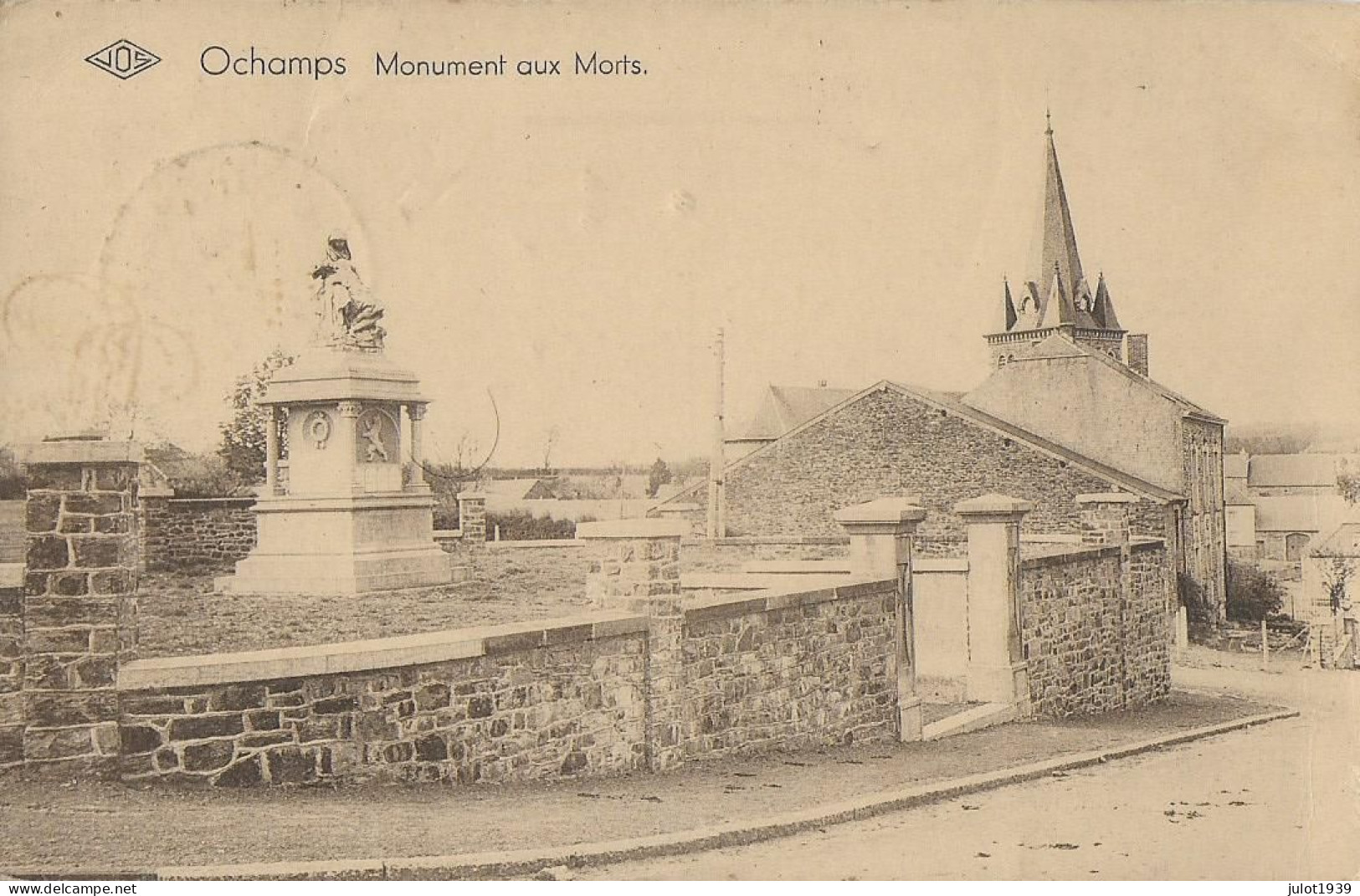 Julot1939 ... OCHAMPS . LIBIN ..--Monument Aux MORTS . 193? Vers FONTENOY Sur MOSELLE . - Libin