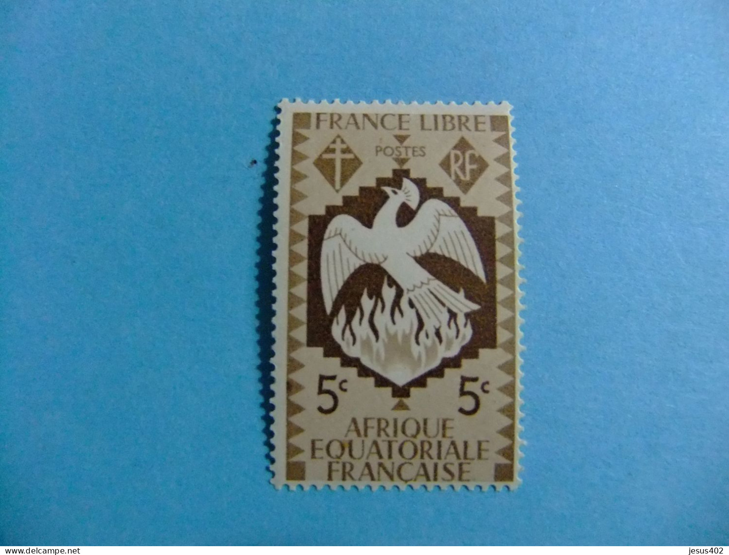 56 AFRICA EQUATORIAL FRANCESA ( A.E.F.) 1941 / FRANCE LIBRE / YVERT 141 ** MNH - Neufs