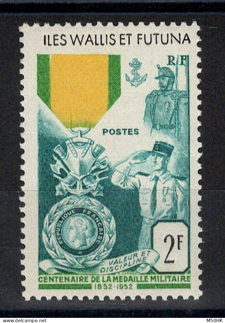 Wallis Et Futuna - YV 156 N** MNH Luxe , Médaille Militaire Cote 12 Euros - Neufs