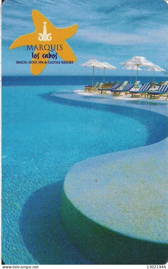 MESSICO  KEY HOTEL    Marquis Los Cabos - Hotelkarten