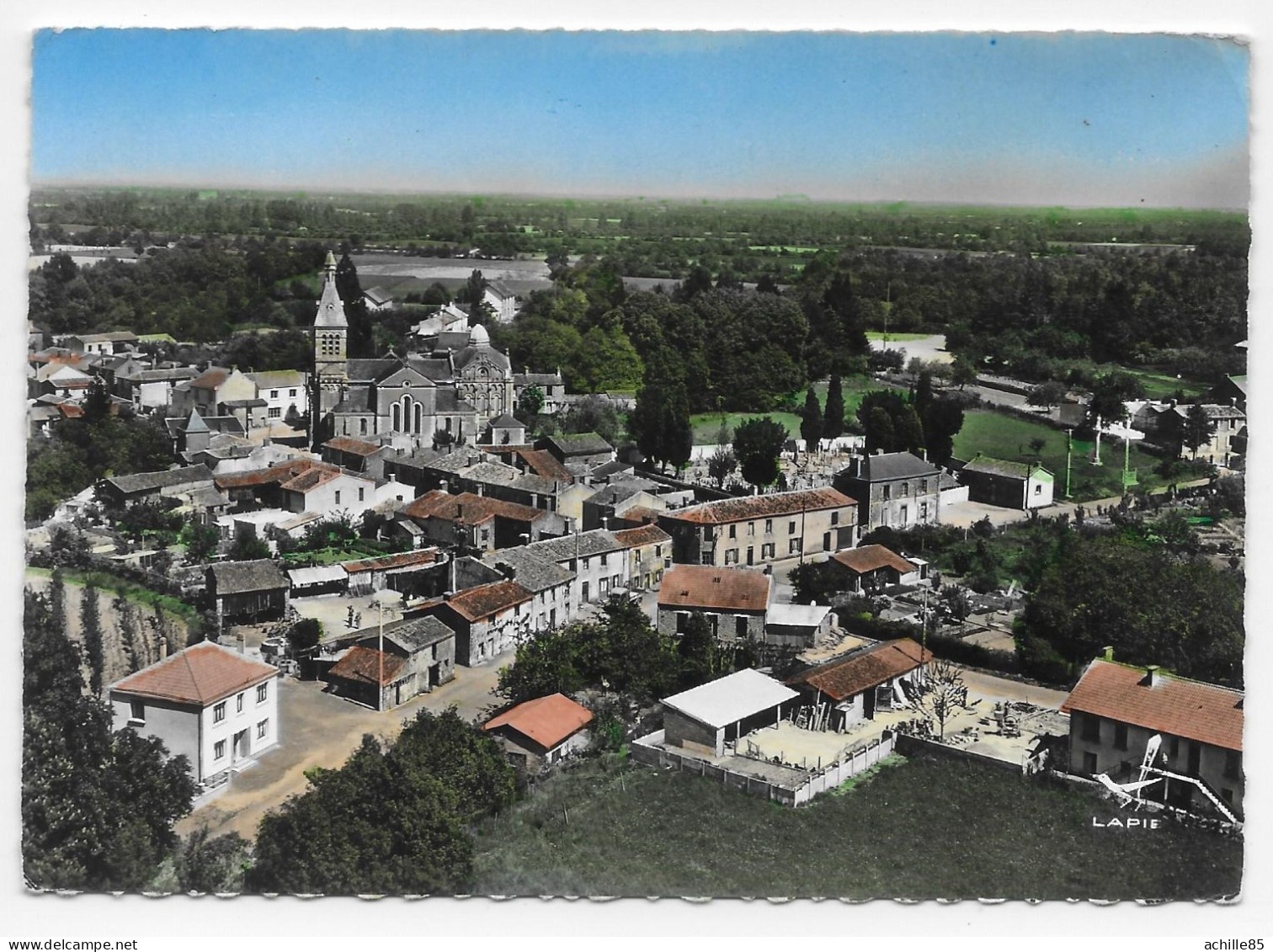 Saint Sulpice Le Verdon, Aérienne, église, Centre Bourg - Altri & Non Classificati