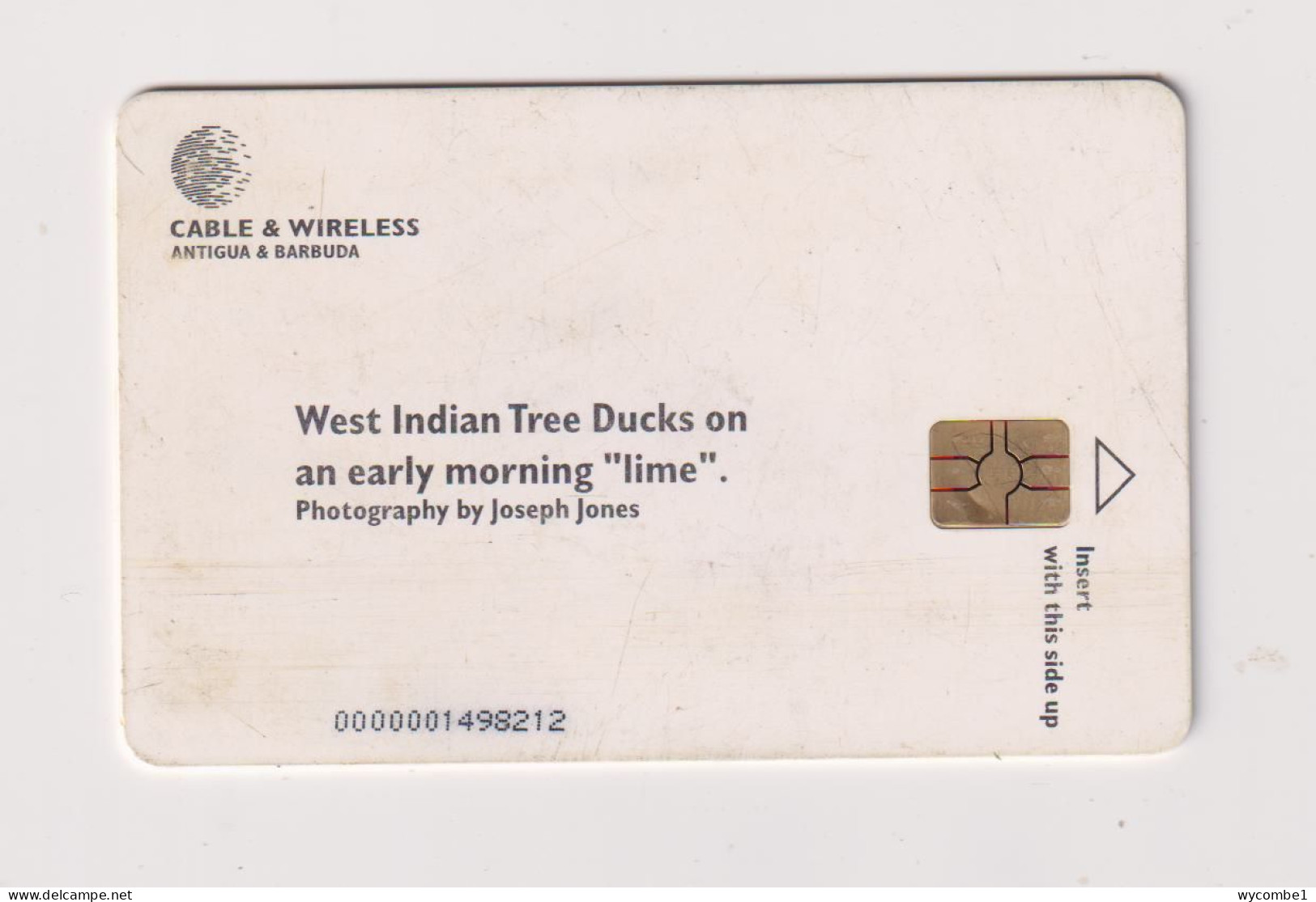 ANTIGUA AND BARBUDA -  Tree Ducks Chip  Phonecard - Antigua And Barbuda