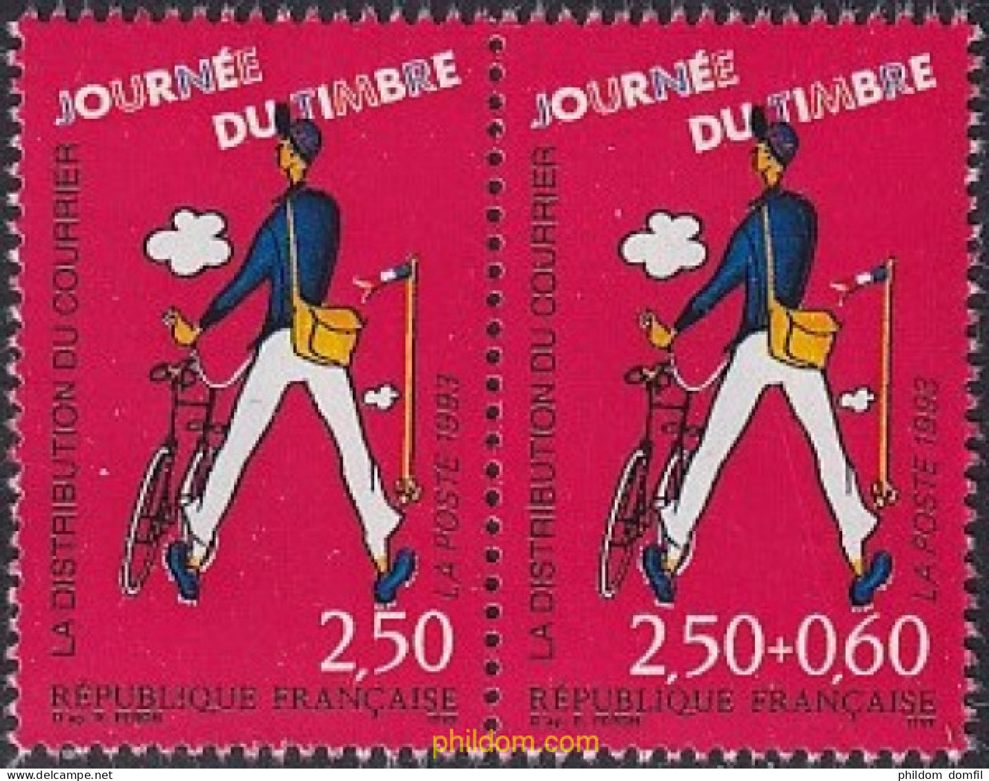 730342 MNH FRANCIA 1993 DIA DEL SELLO - Autres & Non Classés