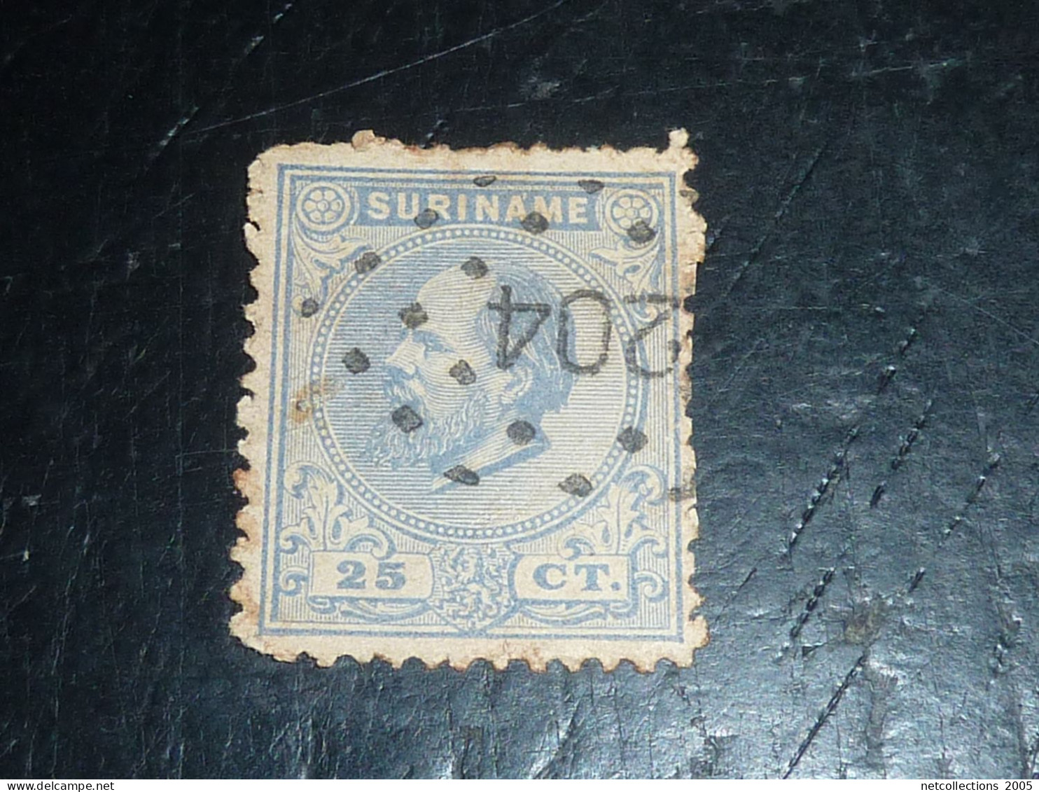 SURINAM N°10 - 1873 - Oblitéré (C.V) - Suriname ... - 1975