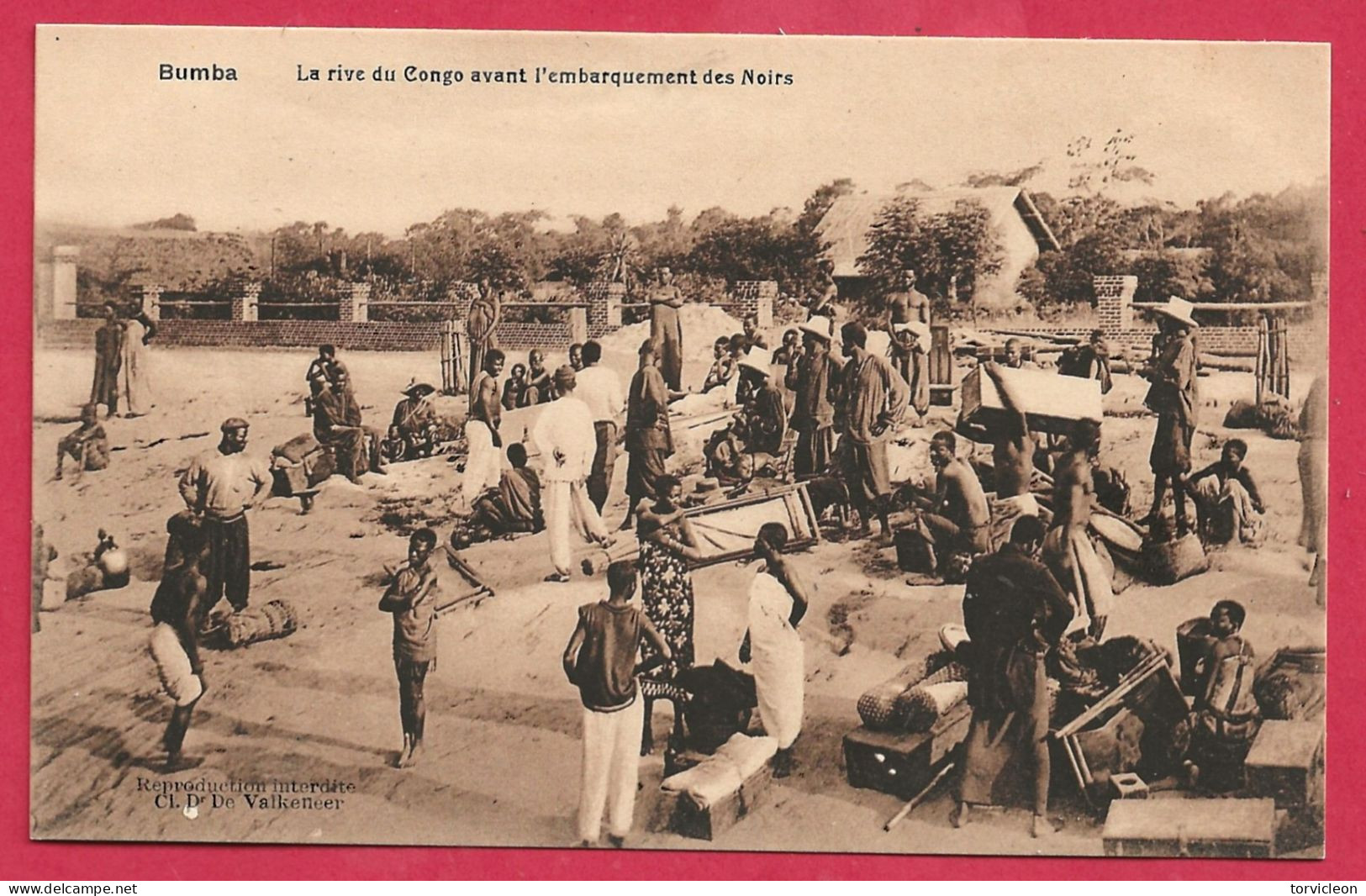C.P. Bumba  = La  Rive  Du  Congo Avant L'embarquement  Des  Noirs - Congo Belga