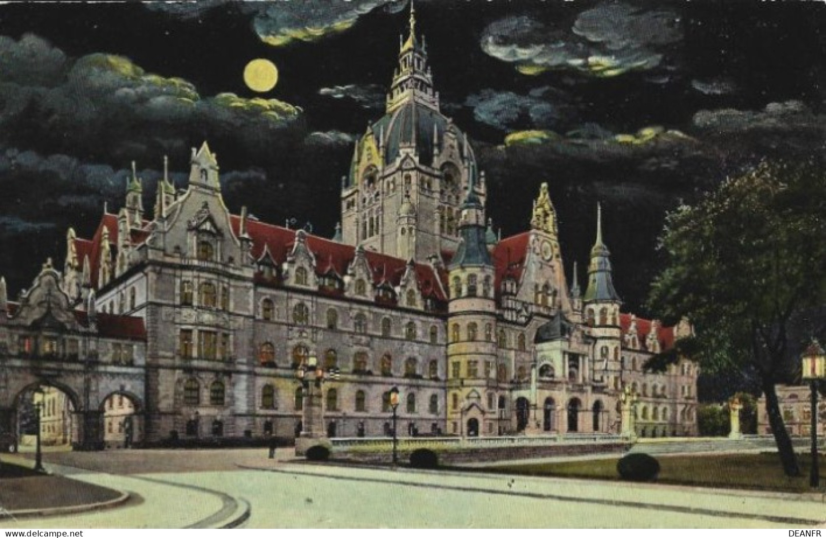 D- ALLEMAGNE : Hannover - Neues Rathaus. Carte Bon état. - Tegenlichtkaarten, Hold To Light