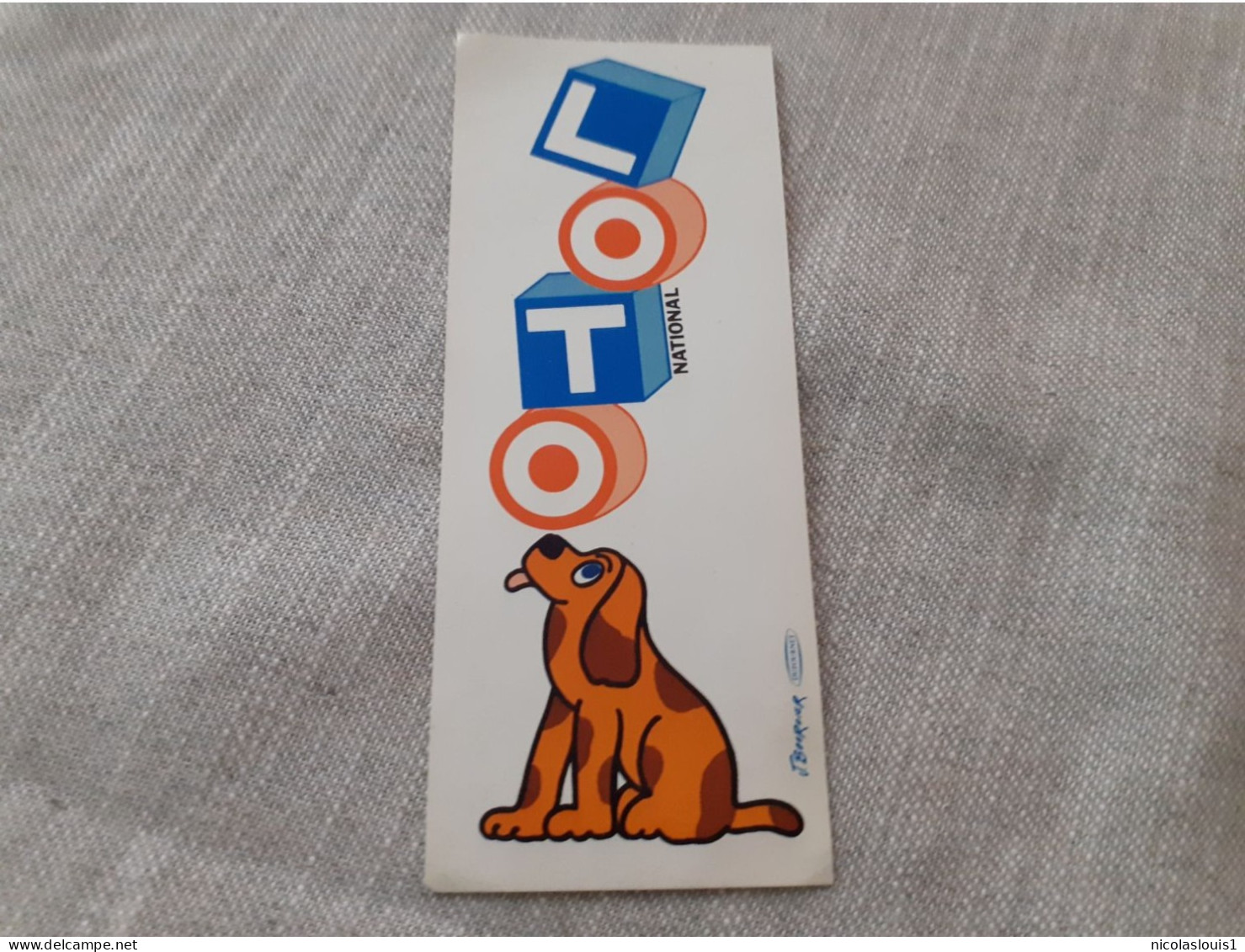Autocollant  Loto National - Stickers