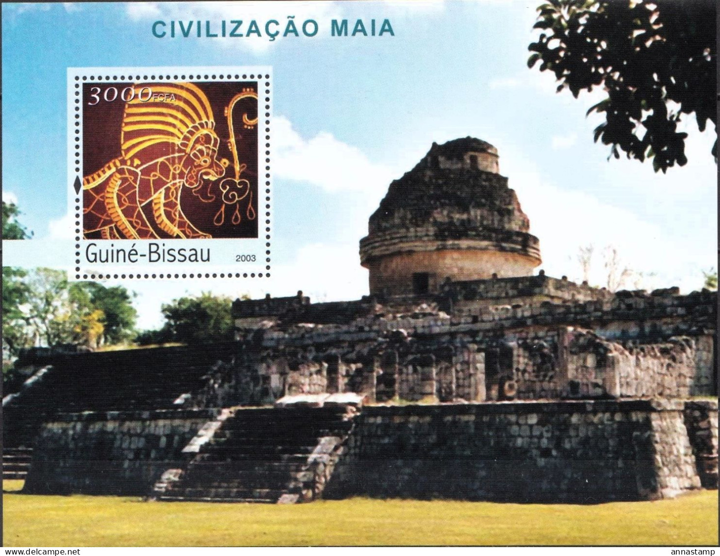 Guinea-Bissau MNH SS - Escultura