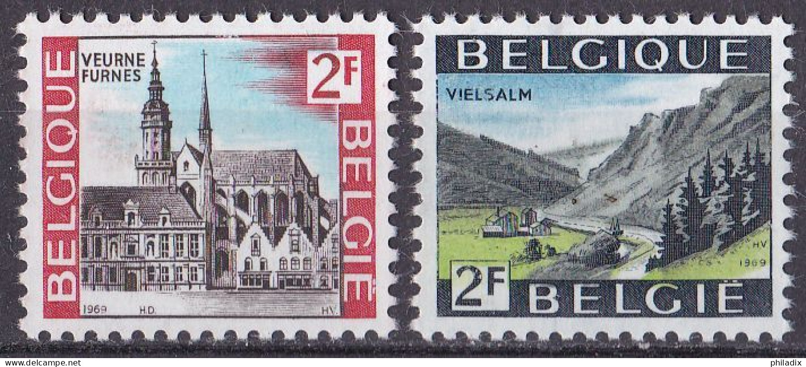 Belgien Satz Von 1969 **/MNH (A5-12) - Unused Stamps