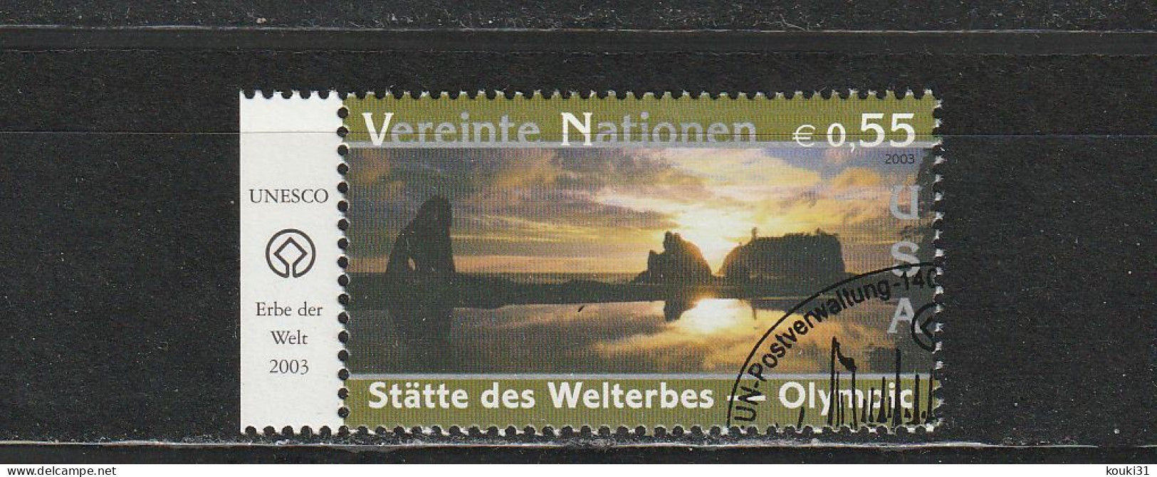 Nations Unies ( Vienne ) YT 410 Obl : Parc National Olympic - 2003 - Gebraucht