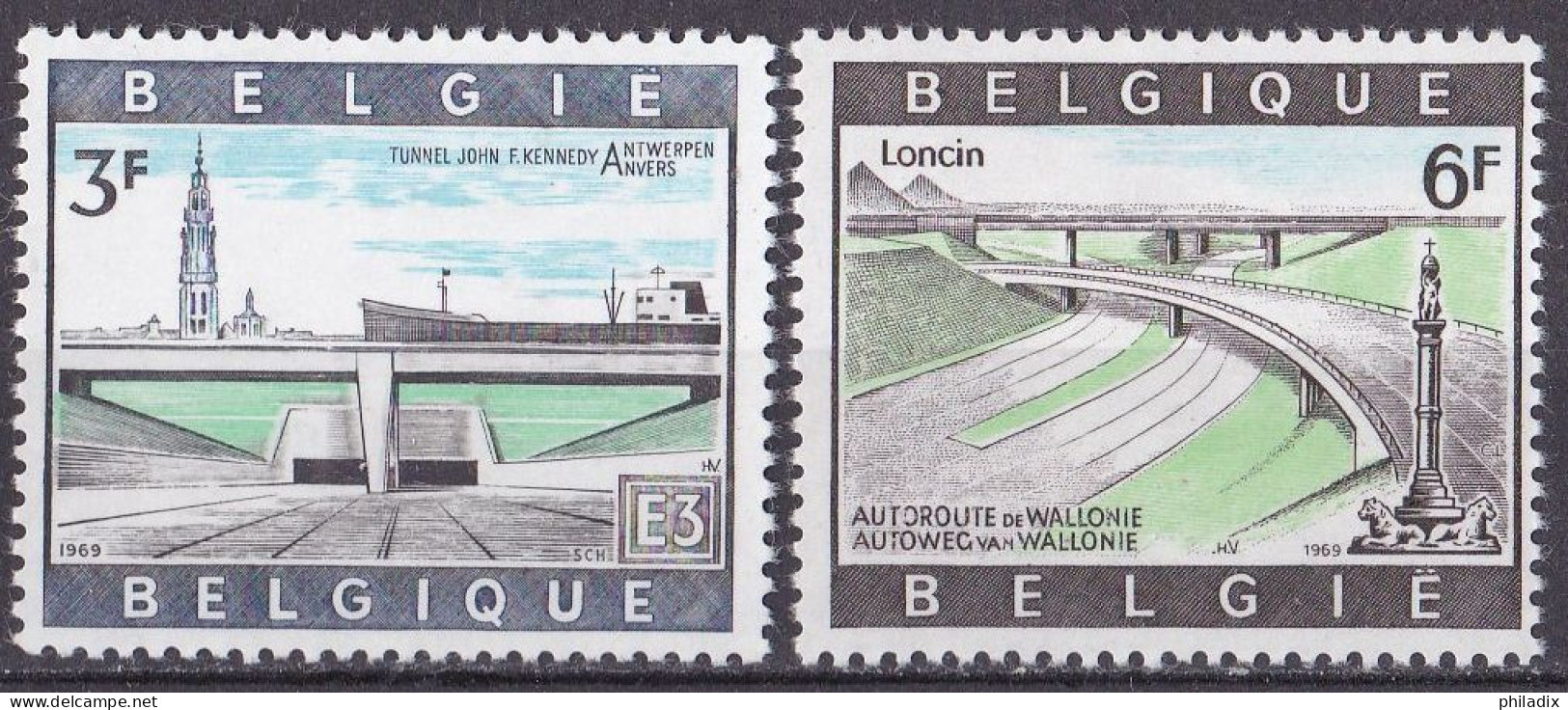 Belgien Satz Von 1969 **/MNH (A5-12) - Neufs