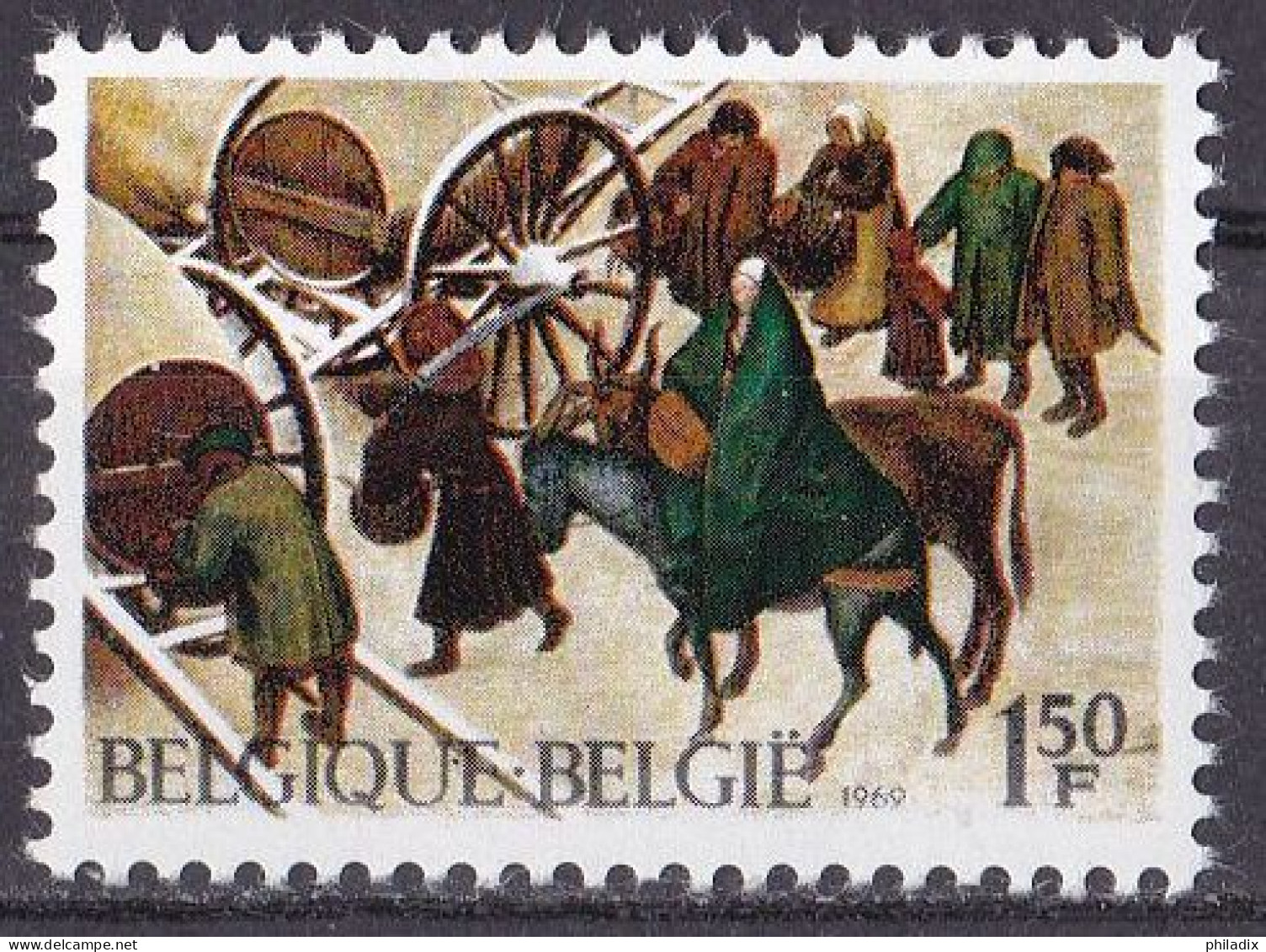 Belgien Marke Von 1969 **/MNH (A5-12) - Unused Stamps