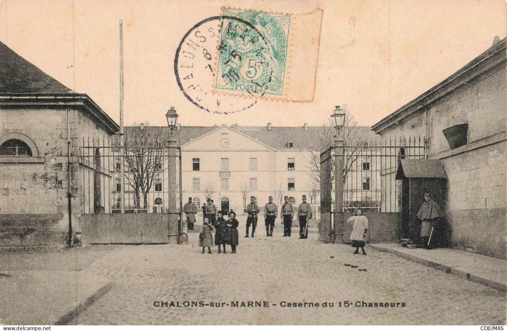 51 - CHALONS SUR MARNE _S28720_ Caserne Du 15e Chasseurs - Militaire - Camp De Châlons - Mourmelon