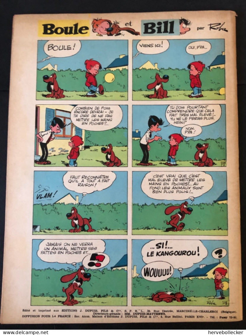 Spirou Hebdomadaire N° 1396 -1965 - Spirou Magazine